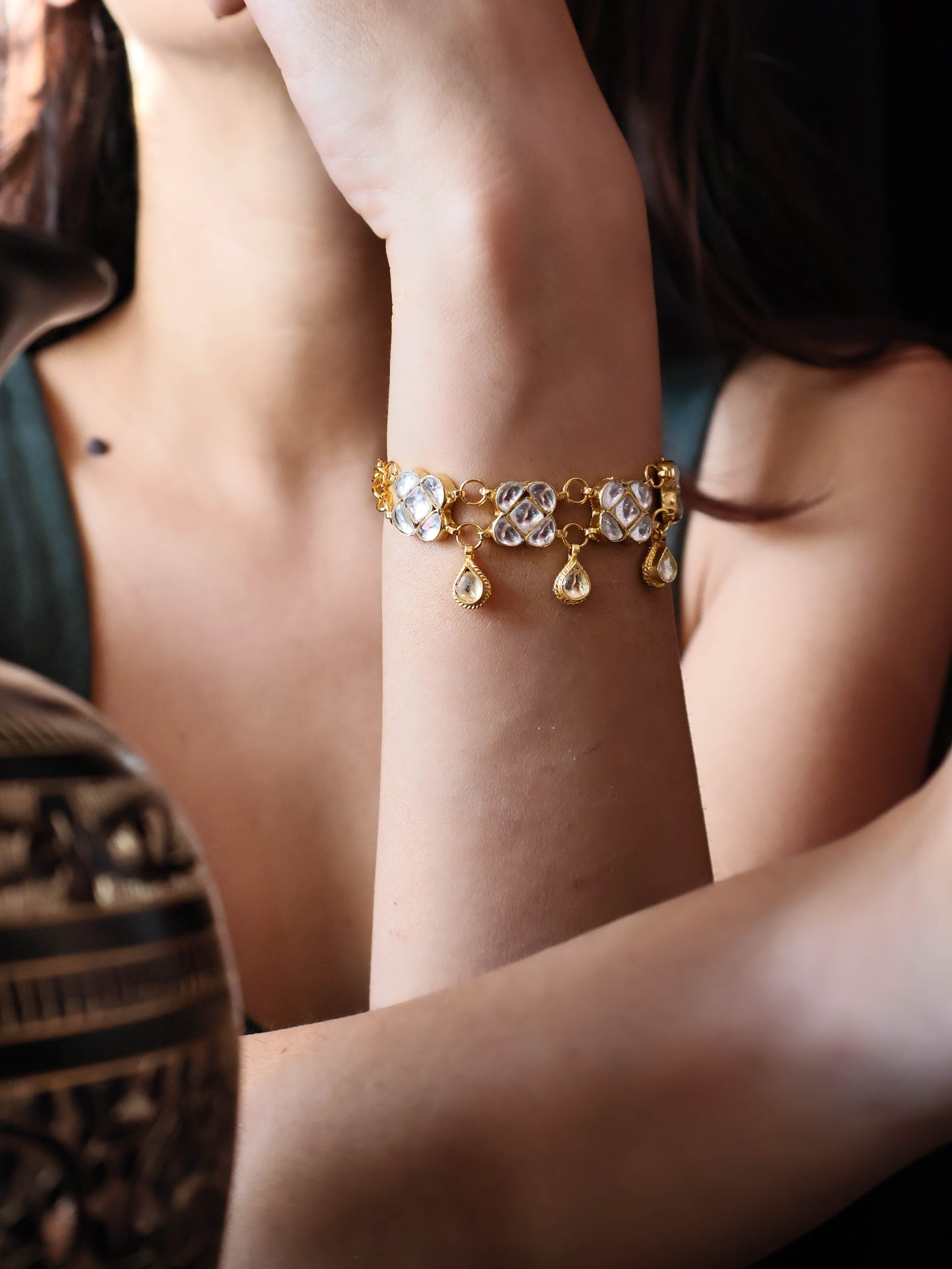 Faiza Kundan Bracelet