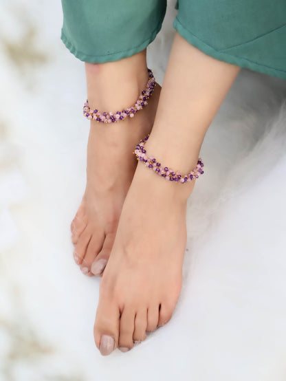 Supra Purple Anklets- Pair of 2