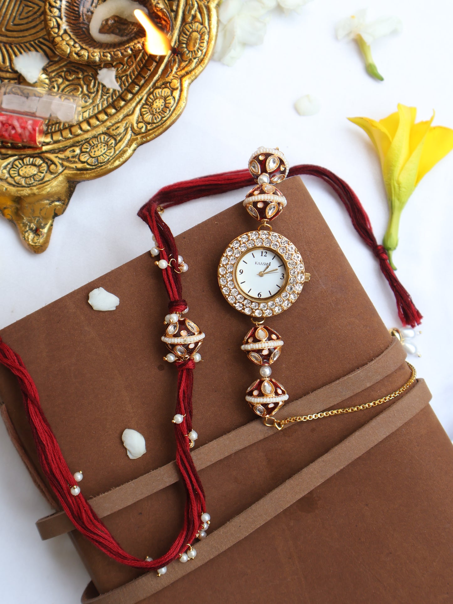 Mohan Rakhi & Wrist Watch Set