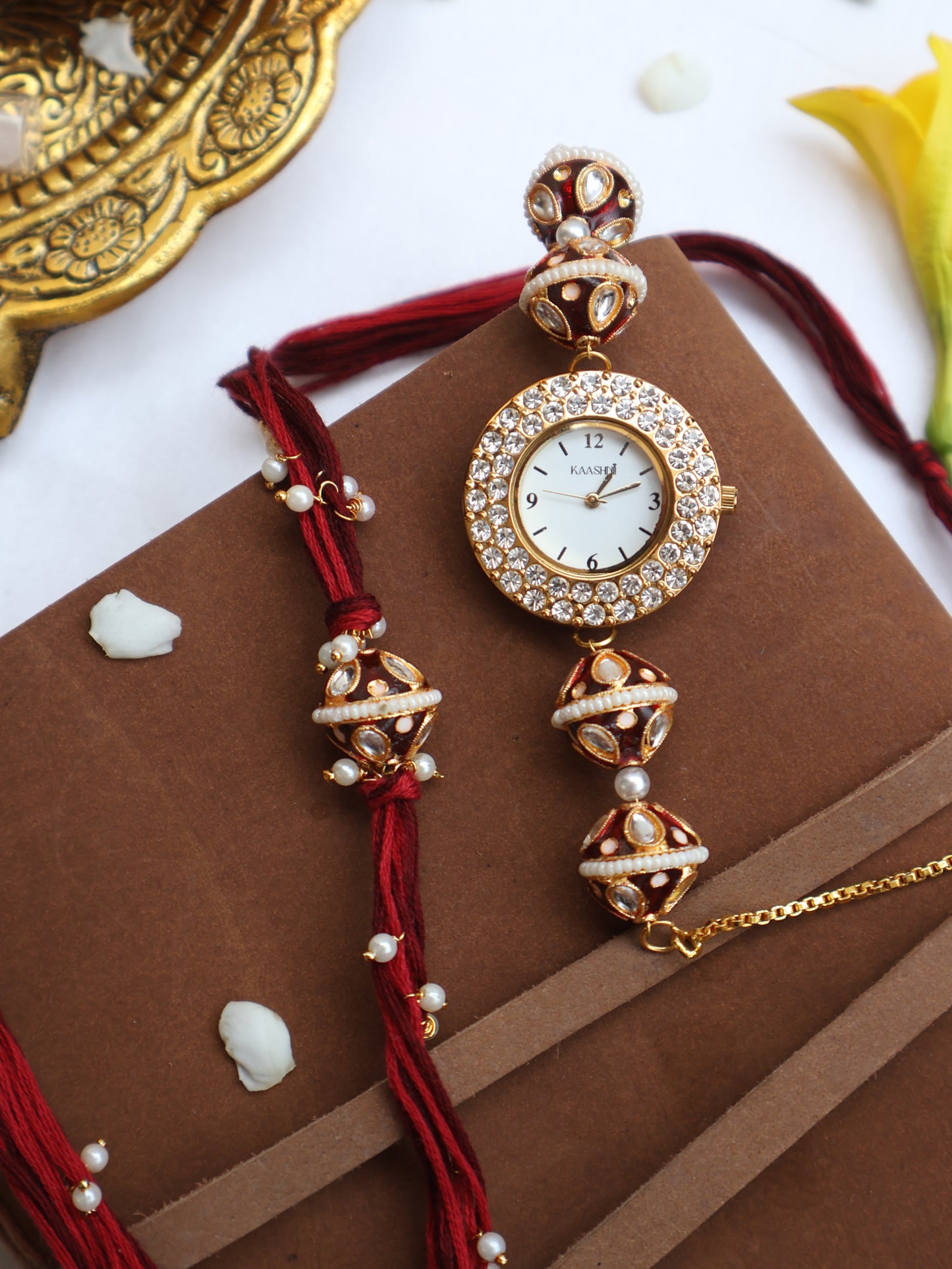 Mohan Rakhi & Wrist Watch Set