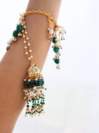 Sarah Green Jhumka Bracelet