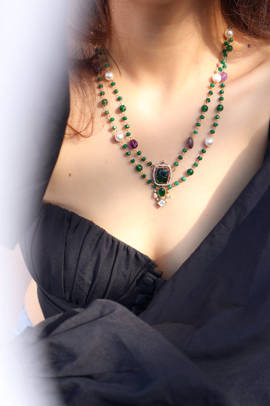 Akalia Green Necklace