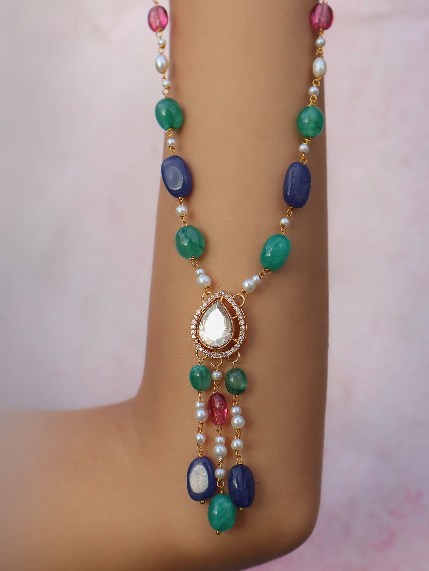 Ashvi Polki Pendant Necklace