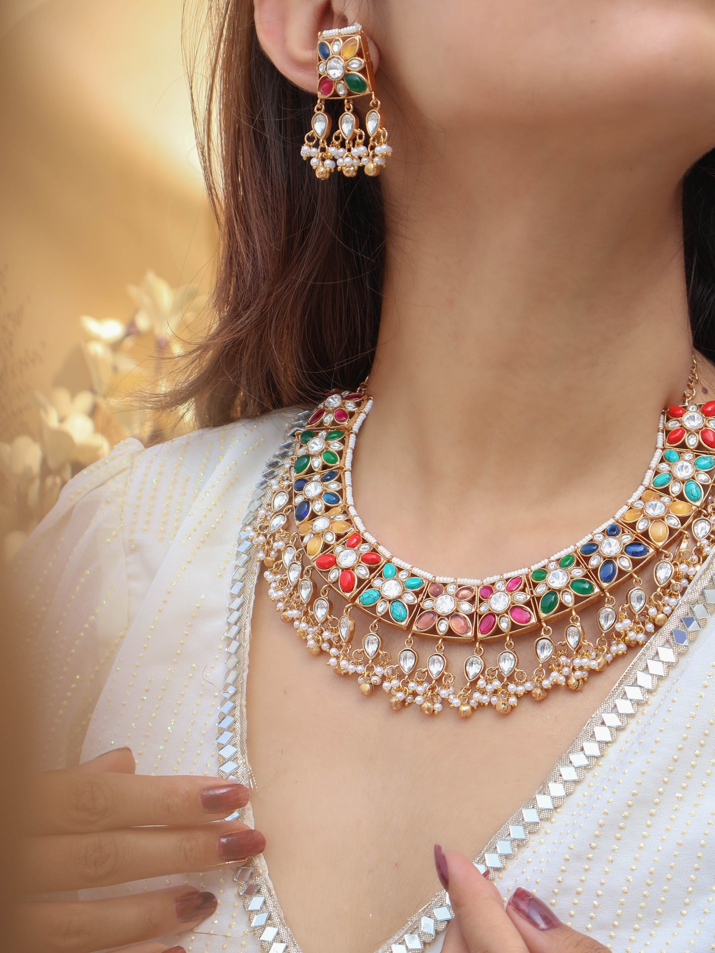 Cassidey Navrattan Necklace Set