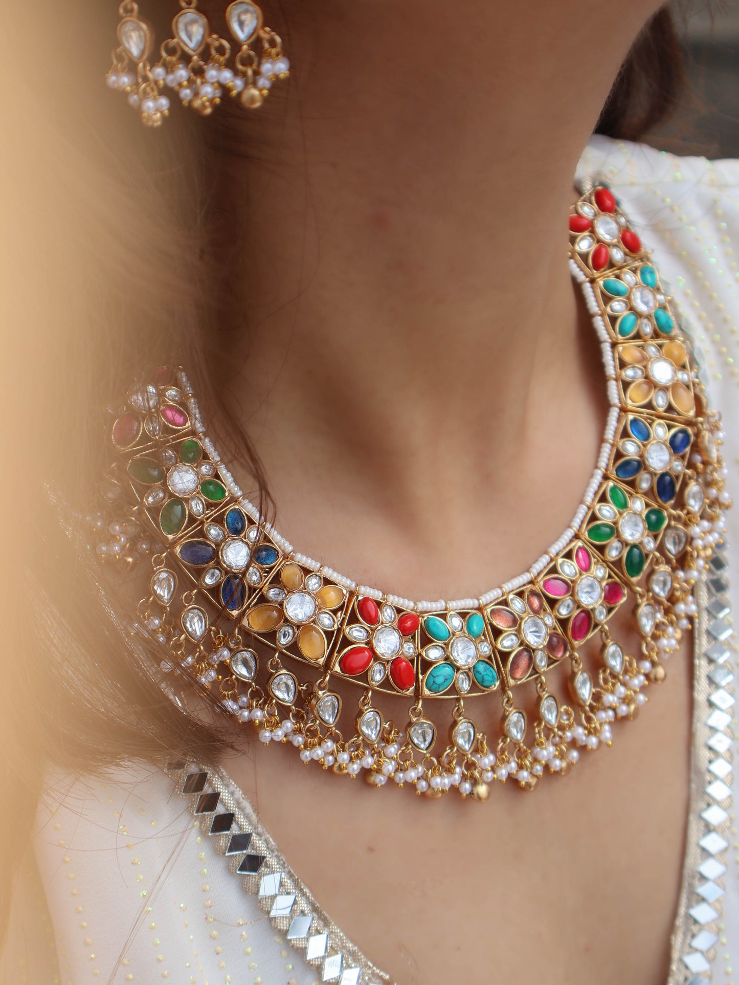 Cassidey Navrattan Necklace Set