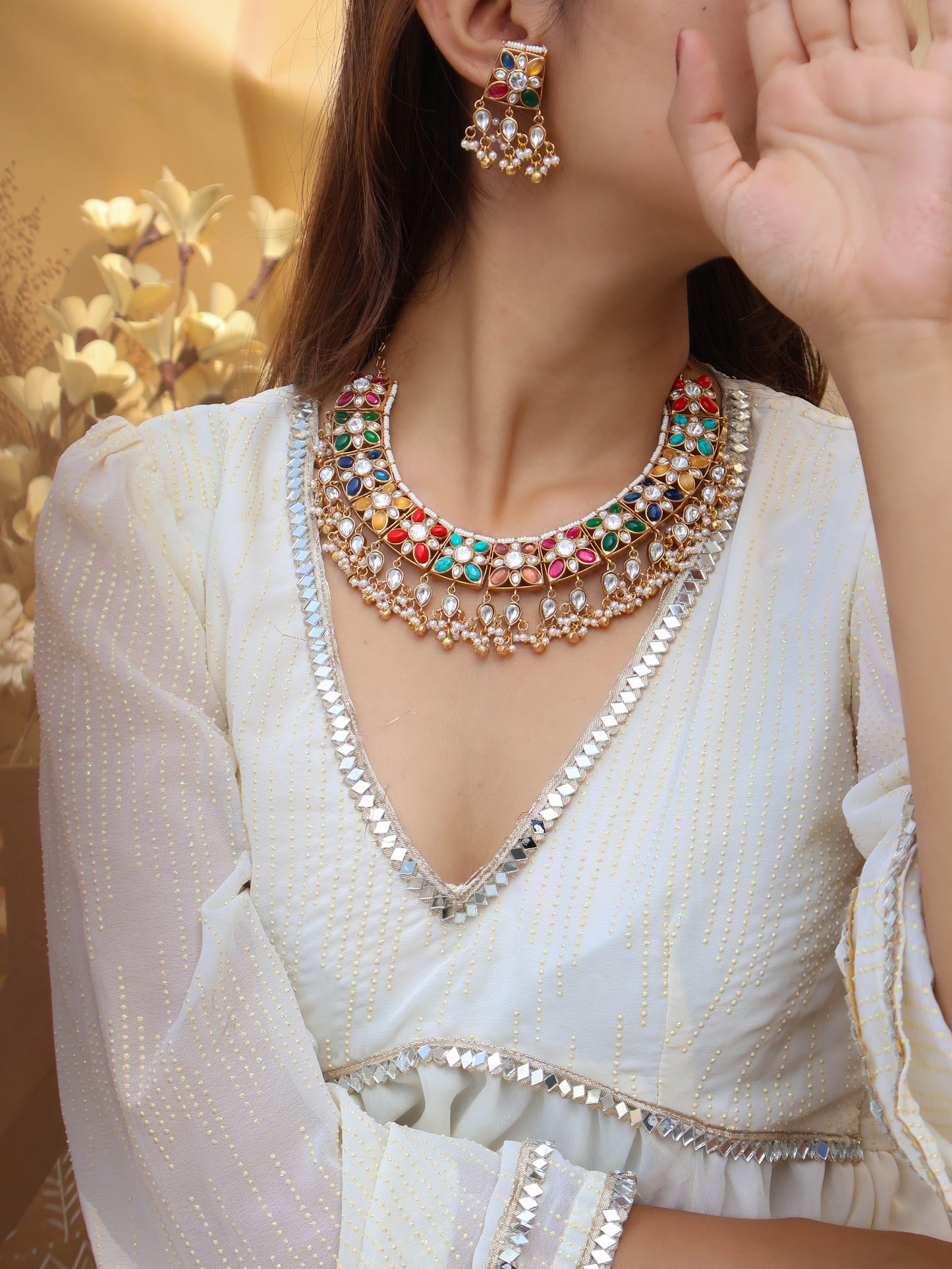 Cassidey Navrattan Necklace Set