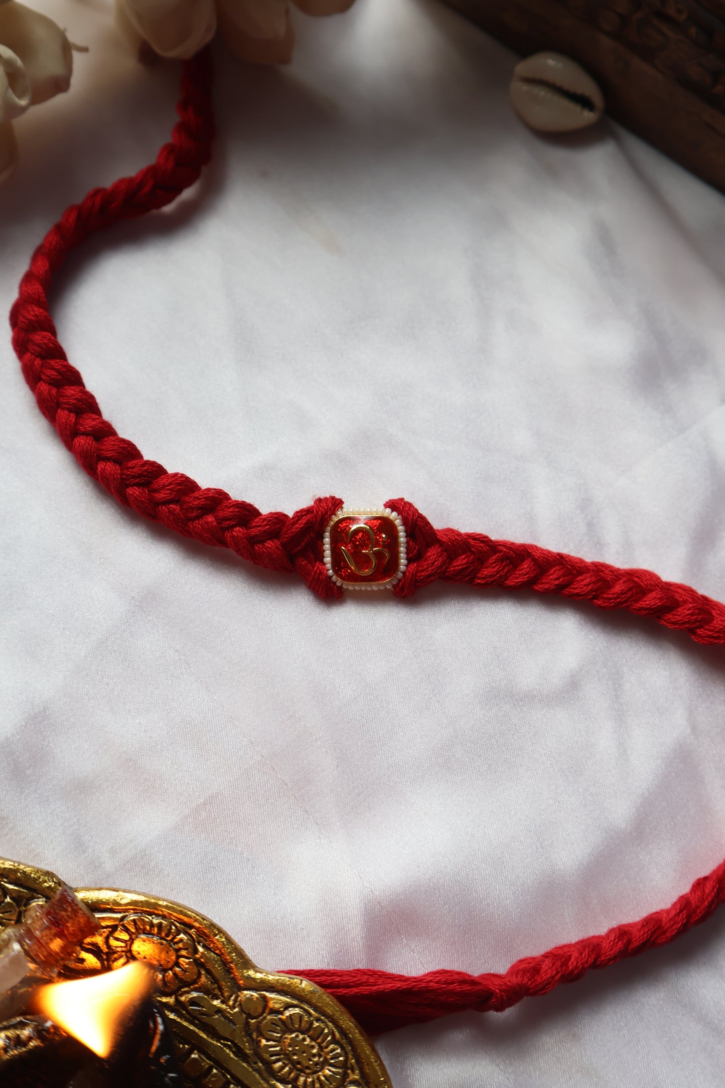 Omkar Red Rakhi
