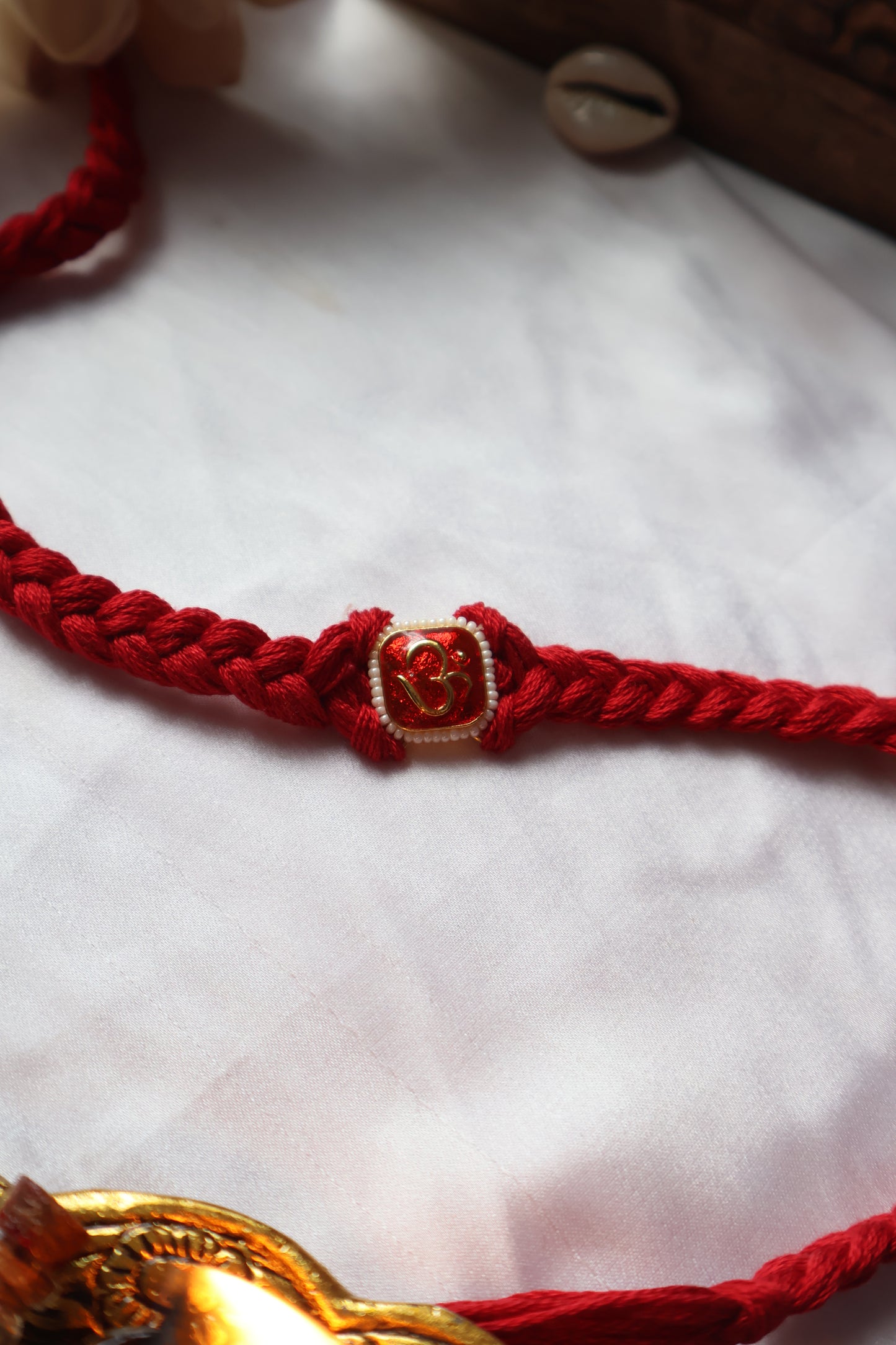 Omkar Red Rakhi