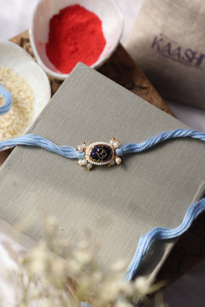 Rishiv Blue Rakhi