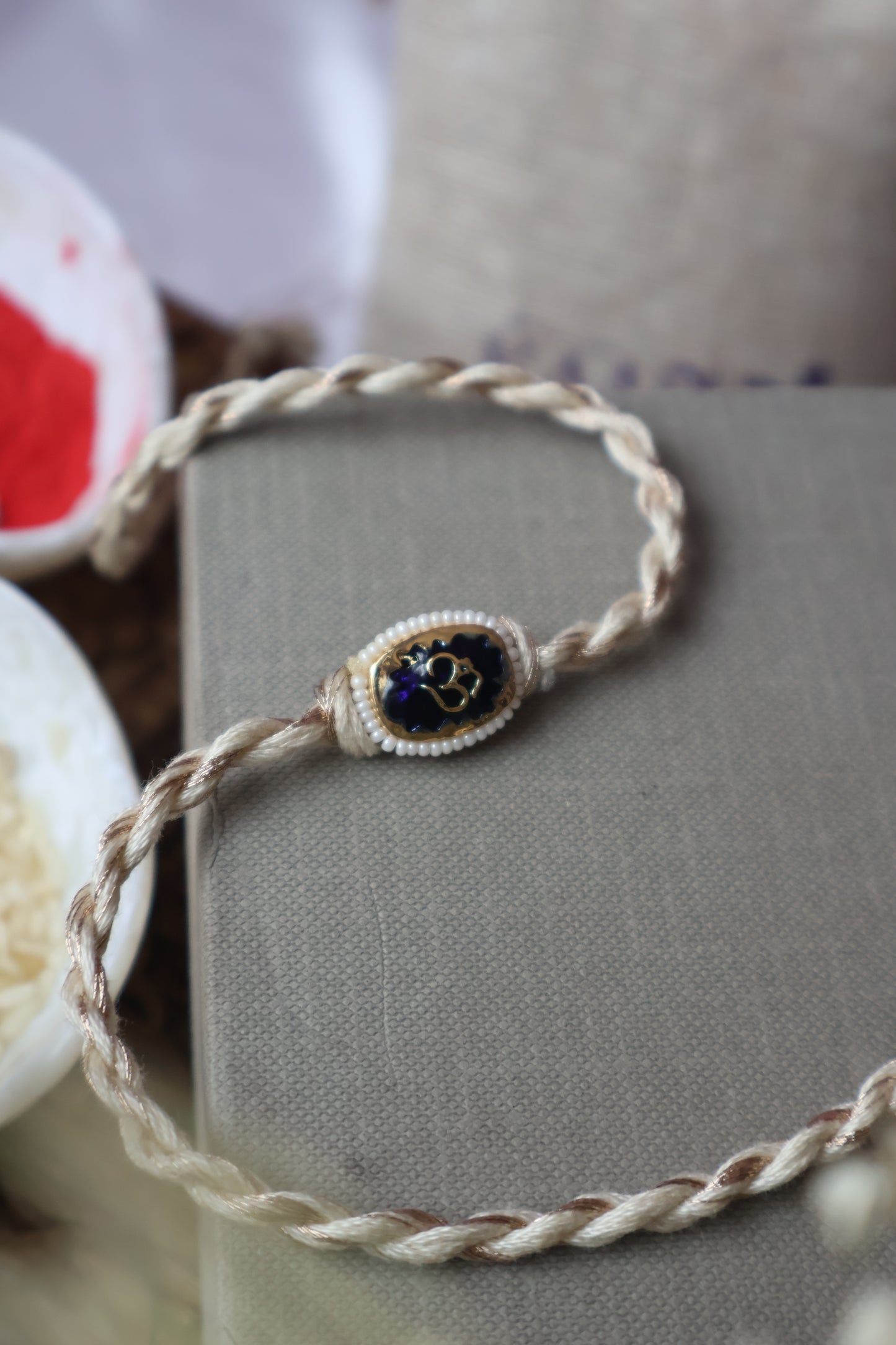 Hari Om Blue Rakhi
