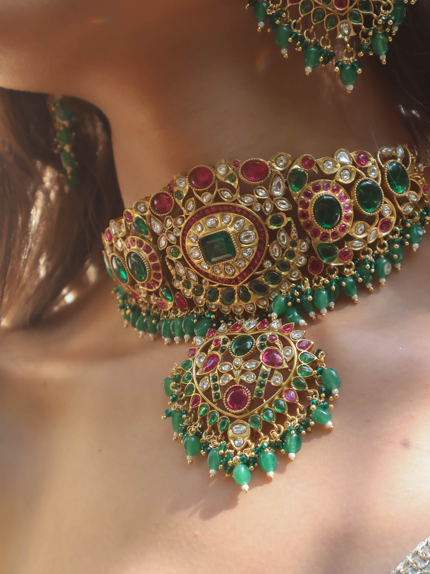 Saanvi multicoloured Necklace Set