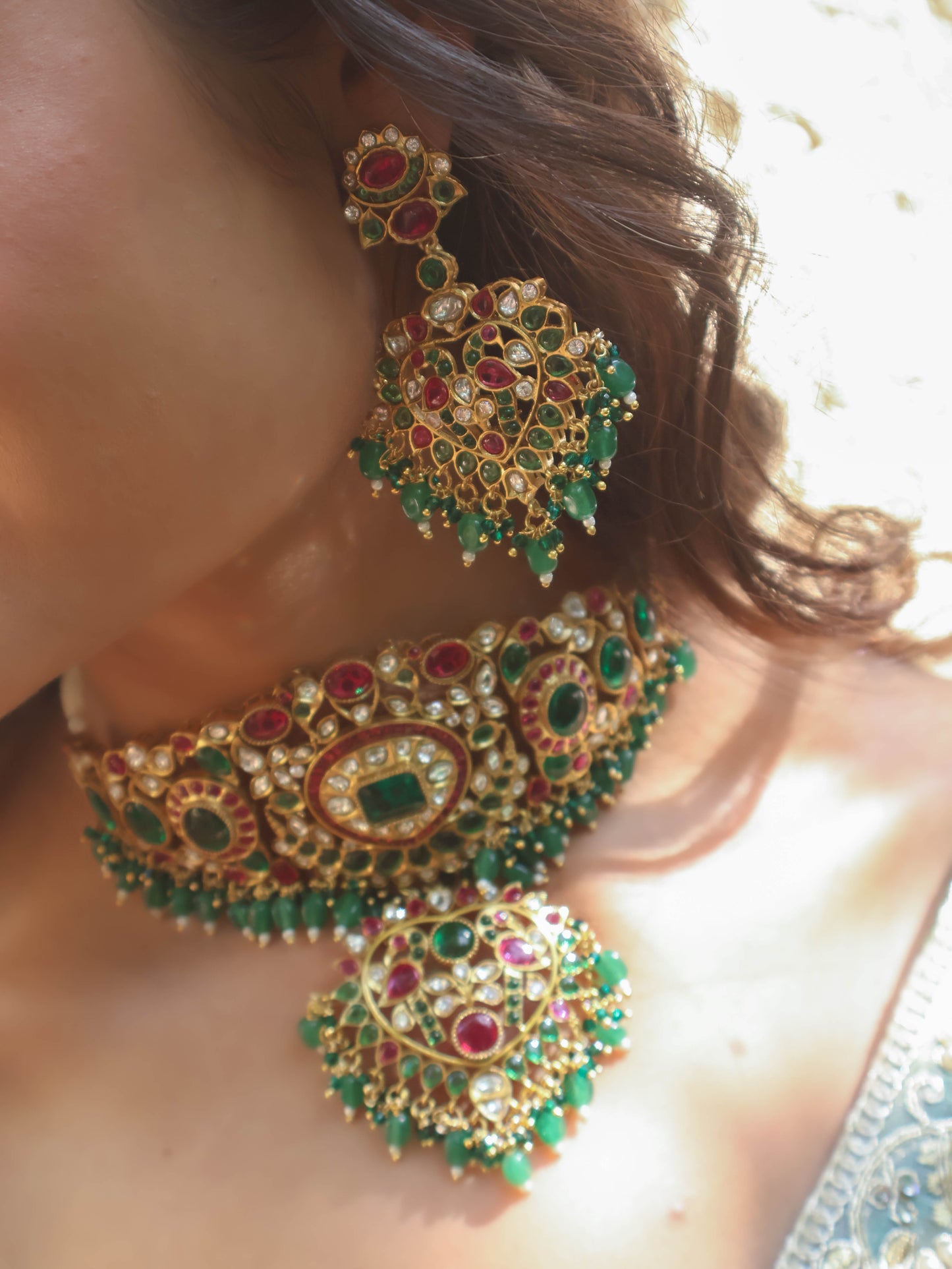 Saanvi multicoloured Necklace Set