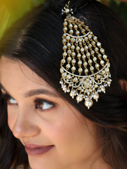 Kamya Antique Polki Passa/Jhoomar