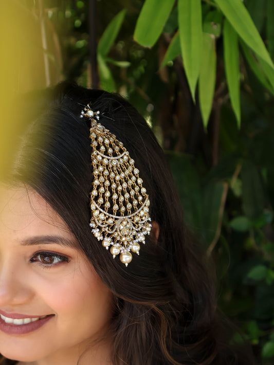 Kamya Antique Polki Passa/Jhoomar