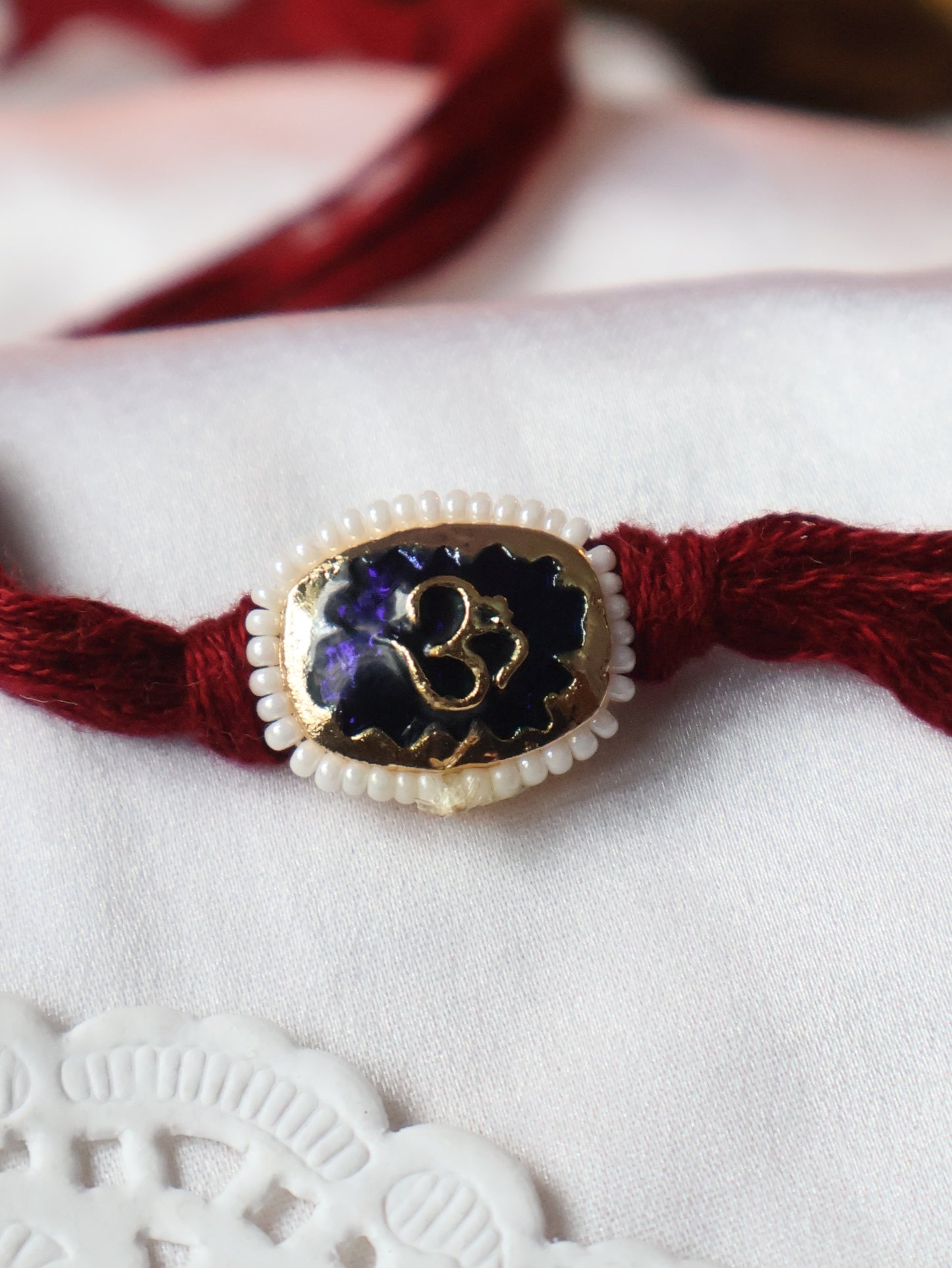 Shiv Maroon Rakhi