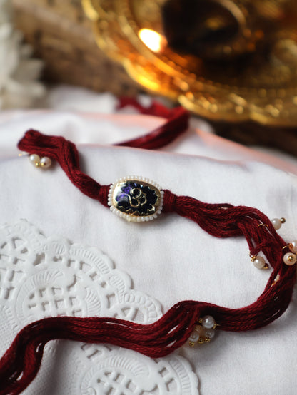 Shiv Maroon Rakhi