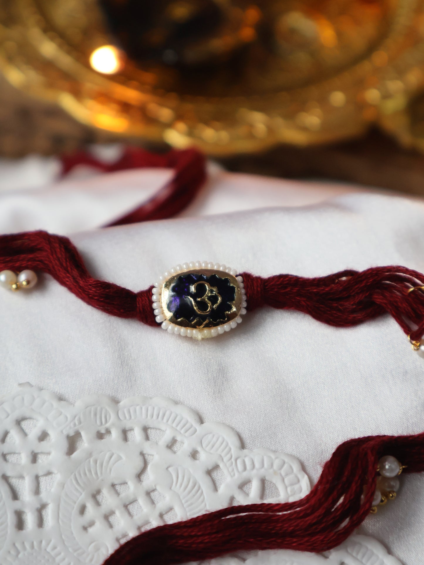 Shiv Maroon Rakhi