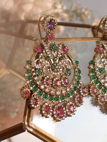 Dasrati Polki Chaandbaali Earrings