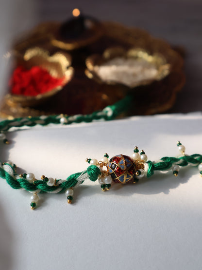 Ansh Green Rakhi