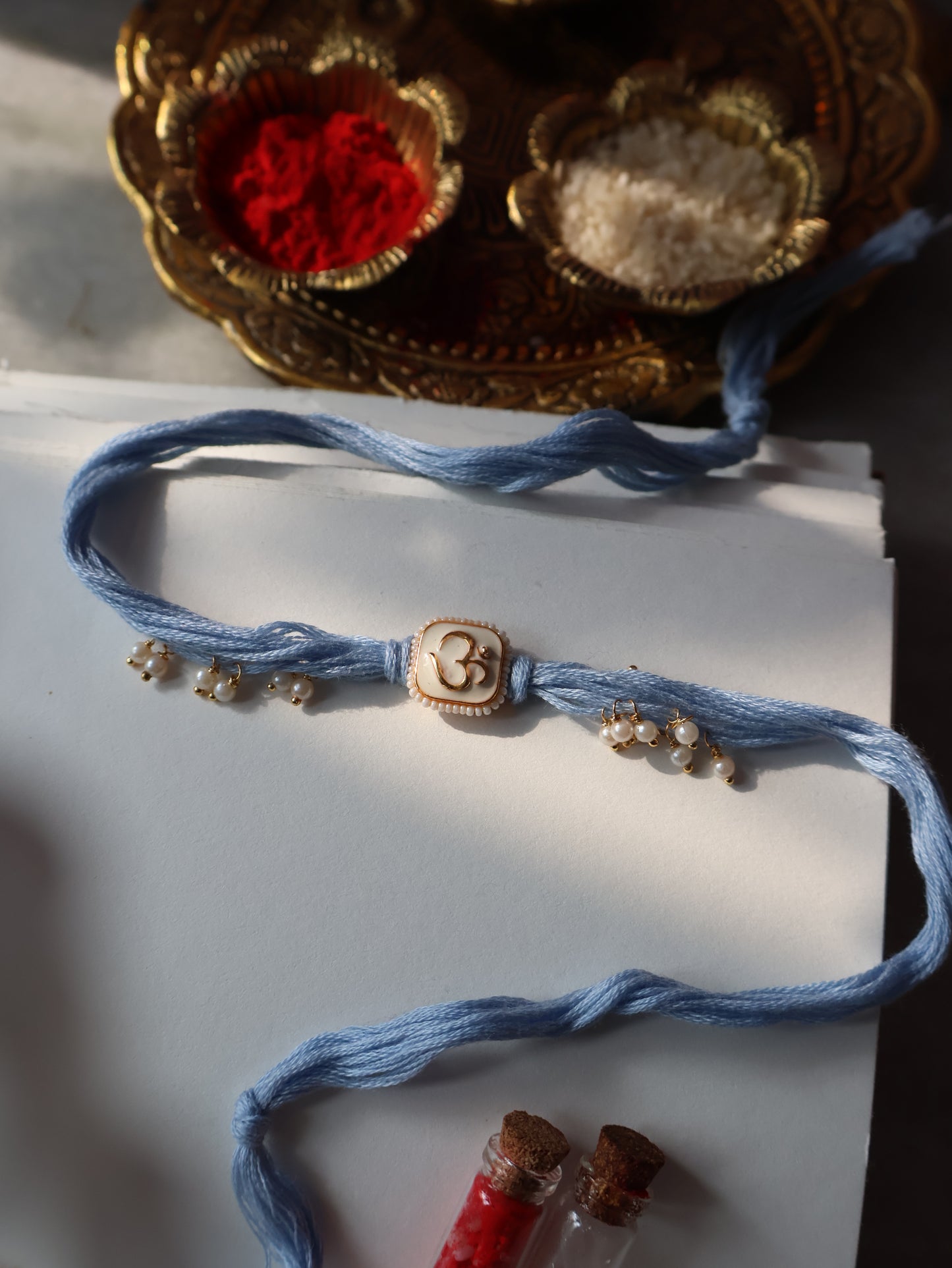 Aryansh Om Pearl Rakhi