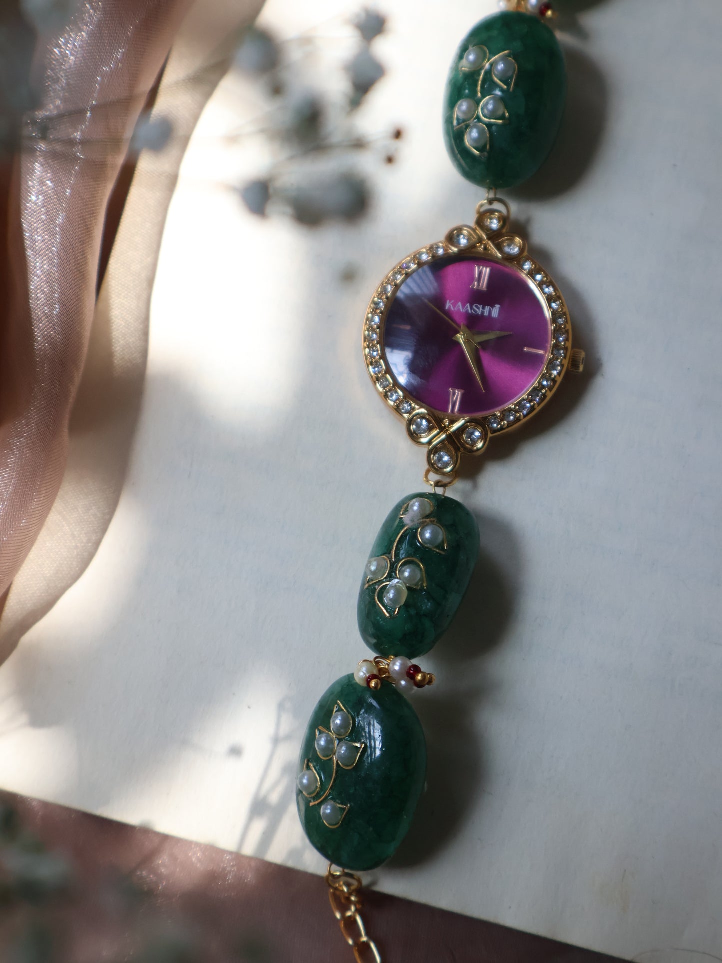 Sage Pearl Wrist Watch