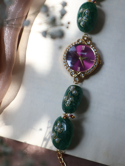 Sage Pearl Wrist Watch