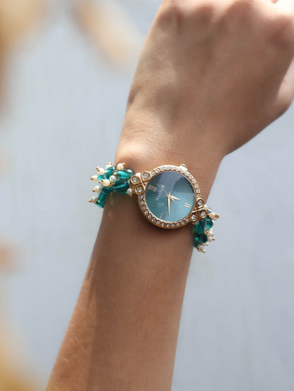 Orchid Turquoise Wrist Watch