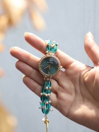 Orchid Turquoise Wrist Watch