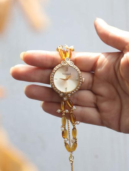 Sunfloral Pearl Wrist Watch