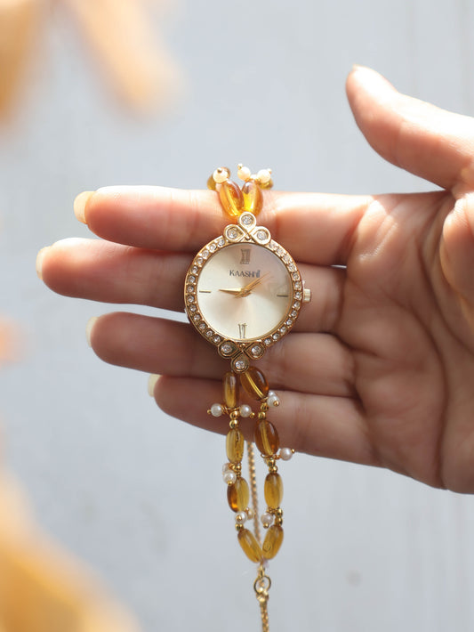 Sunfloral Pearl Wrist Watch