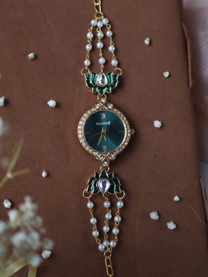 Danica Kundan Wrist Watch