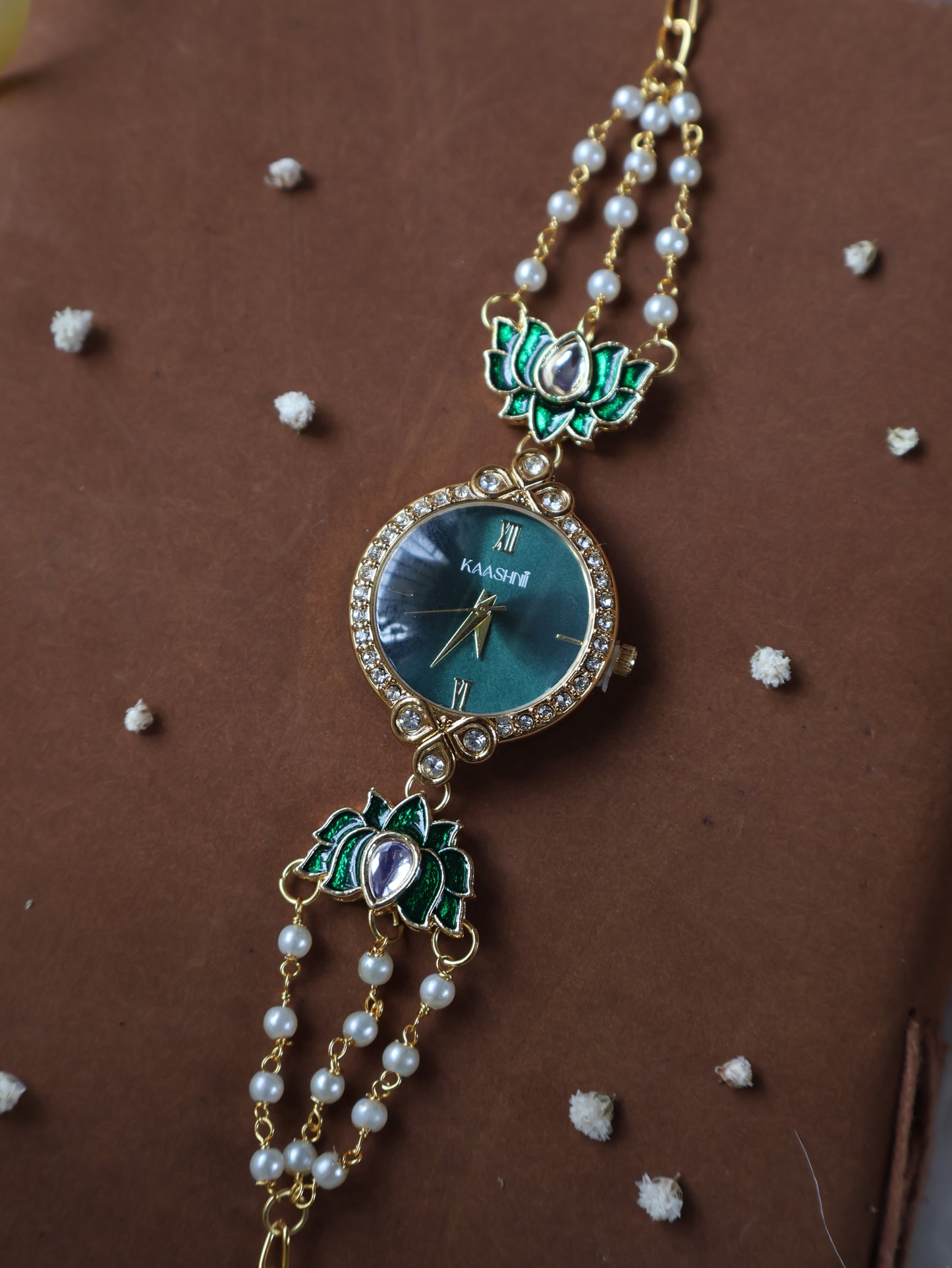 Danica Kundan Wrist Watch