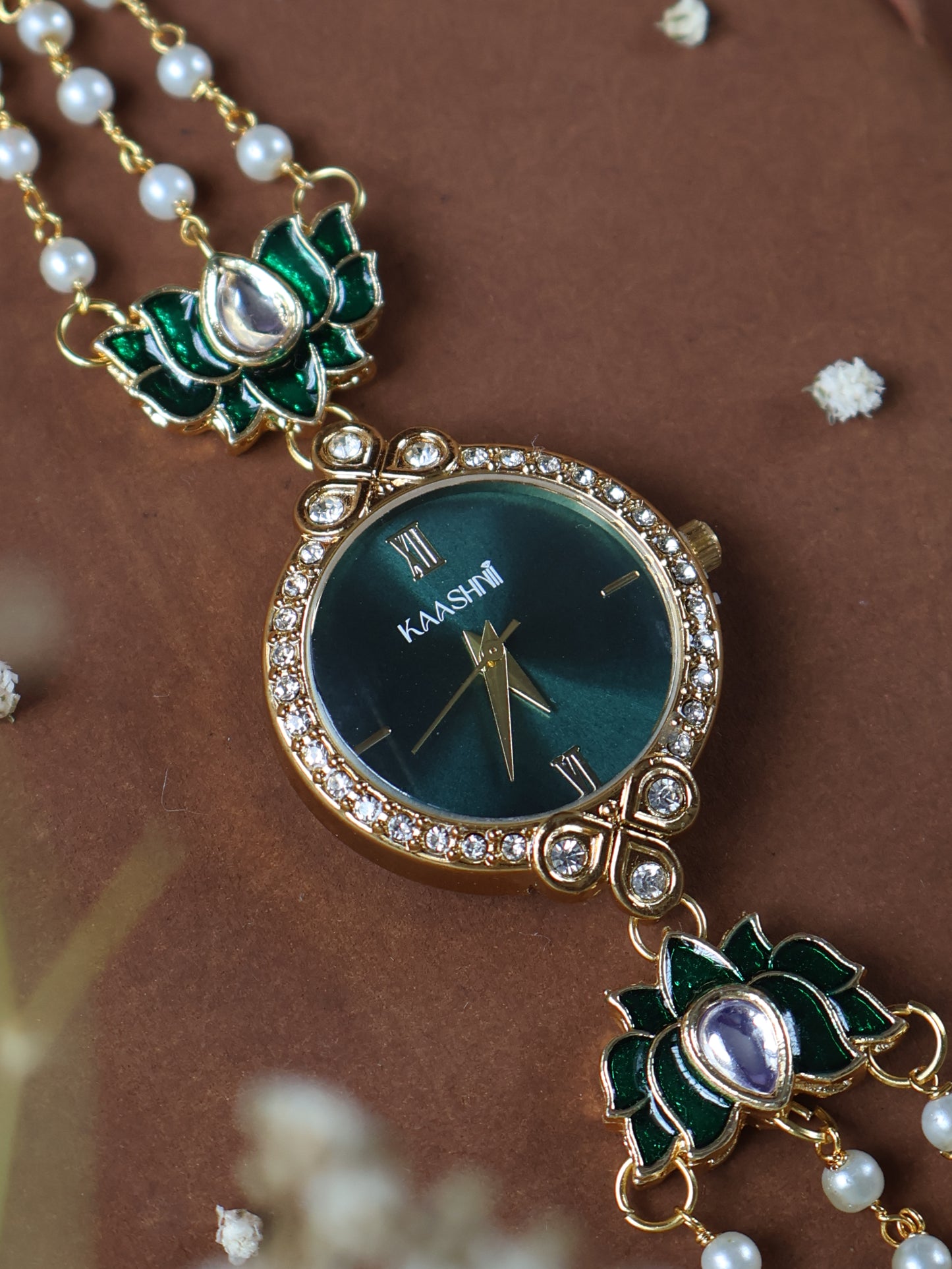 Danica Kundan Wrist Watch