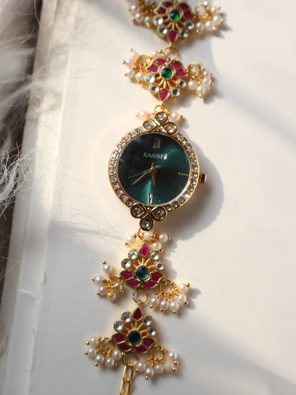 Tabitha Kundan Wrist Watch