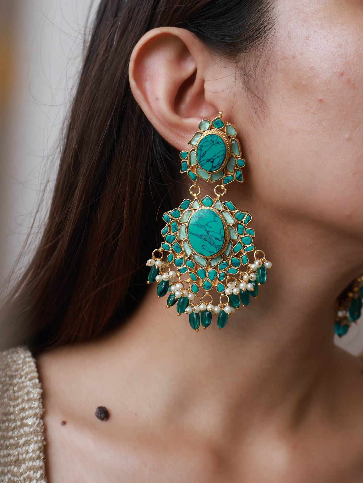 Ojasvi Kundan Earrings