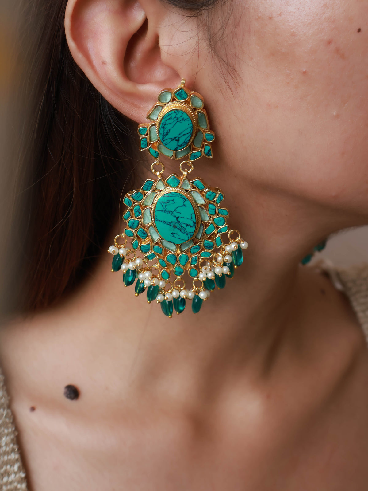 Ojasvi Kundan Earrings