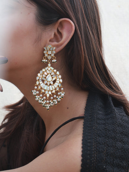 Jolene Mother-of-Pearl Chaandbaali Earrings