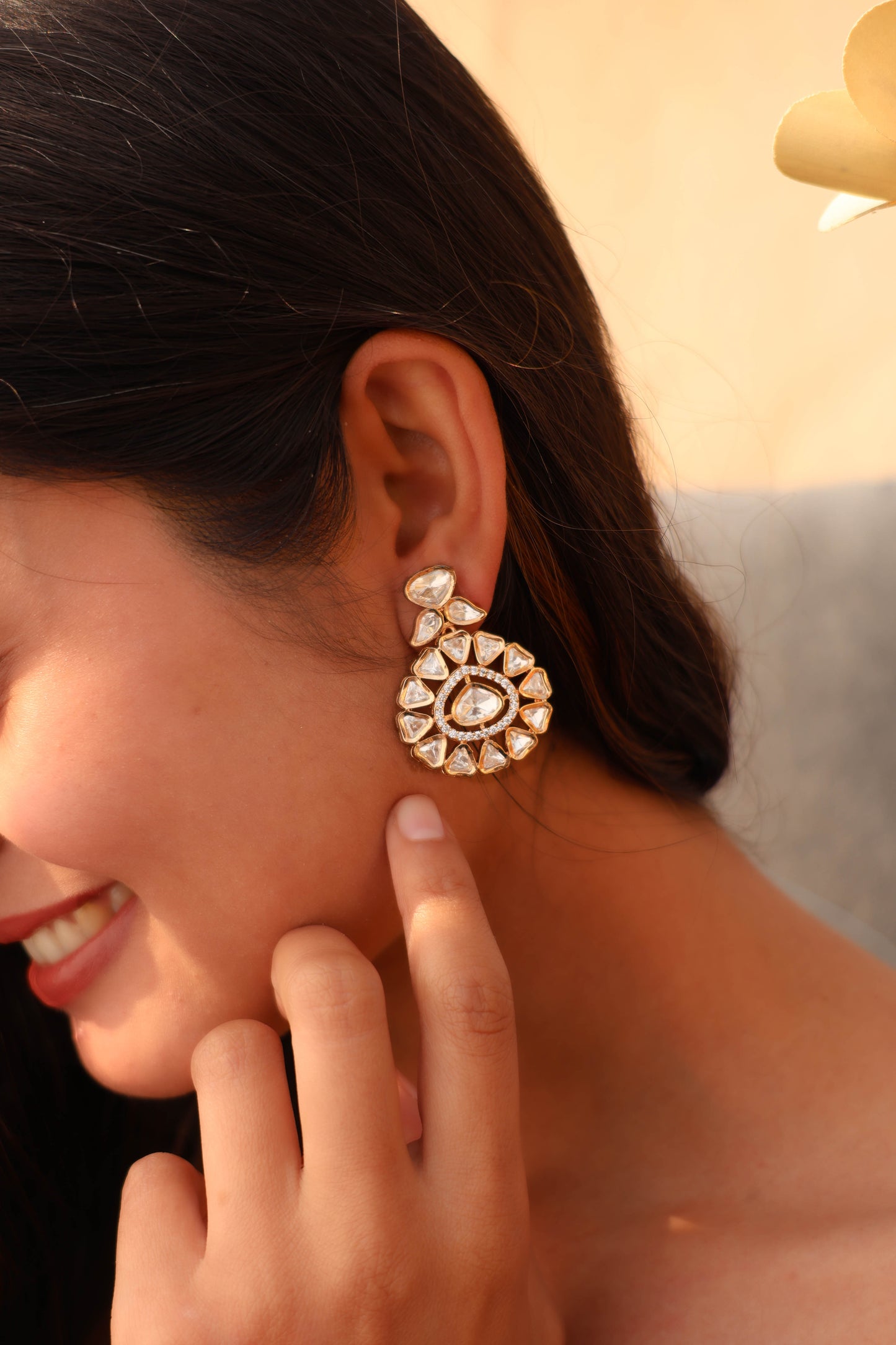 Ava Polki Earrings