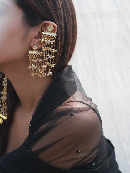Mishka Kundan Earcuff Earrings