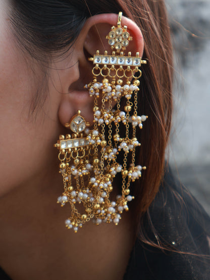 Mishka Kundan Earcuff Earrings