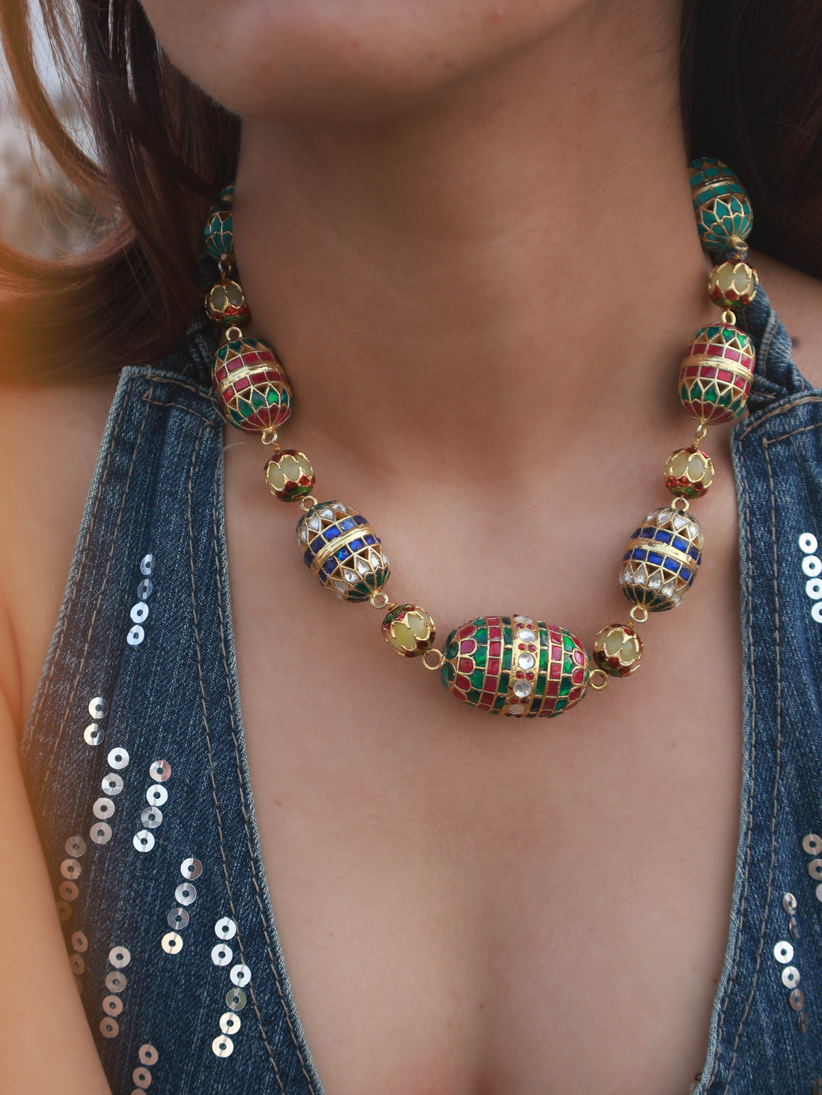 Florie Kundan Necklace