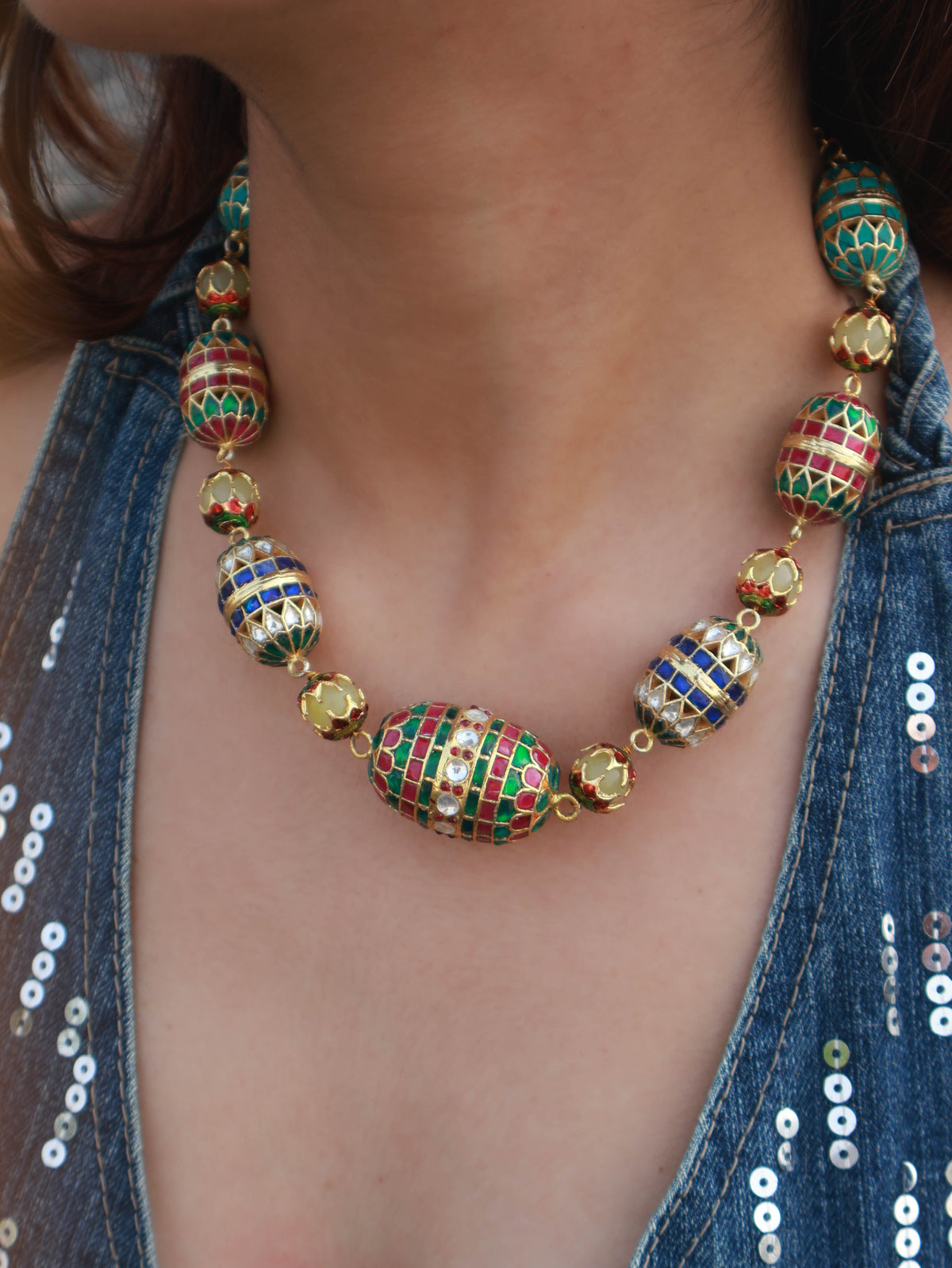Florie Kundan Necklace