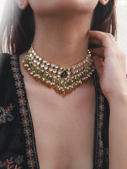 Vihana Kundan Multicoloured Necklace