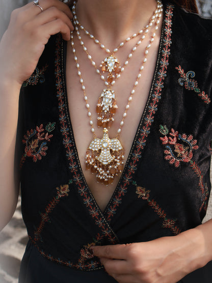 Oshika Kundan Multilayered Necklace