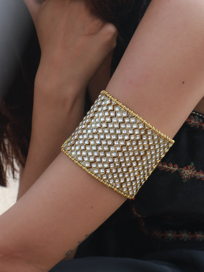 Rajwara Kundan Armlet