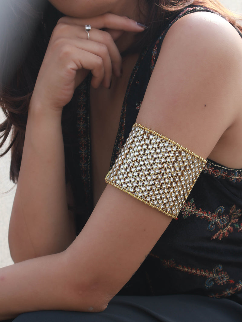 Rajwara Kundan Armlet