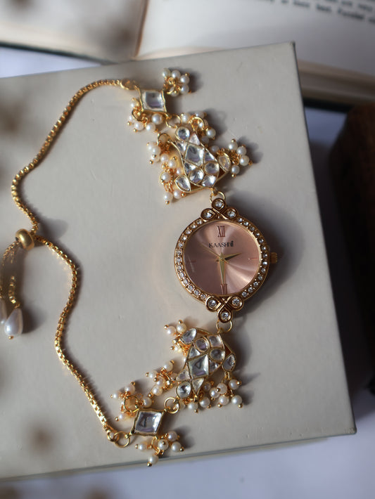 Neer Kundan Wrist Watch
