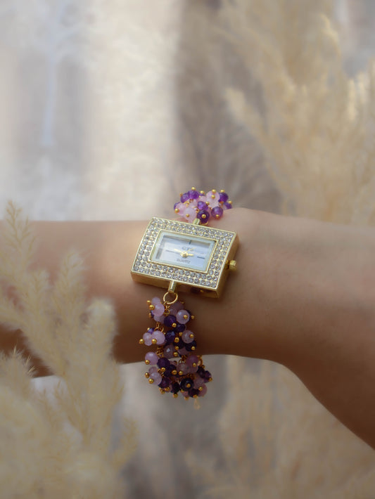 Vivian Purple Wrist Watch