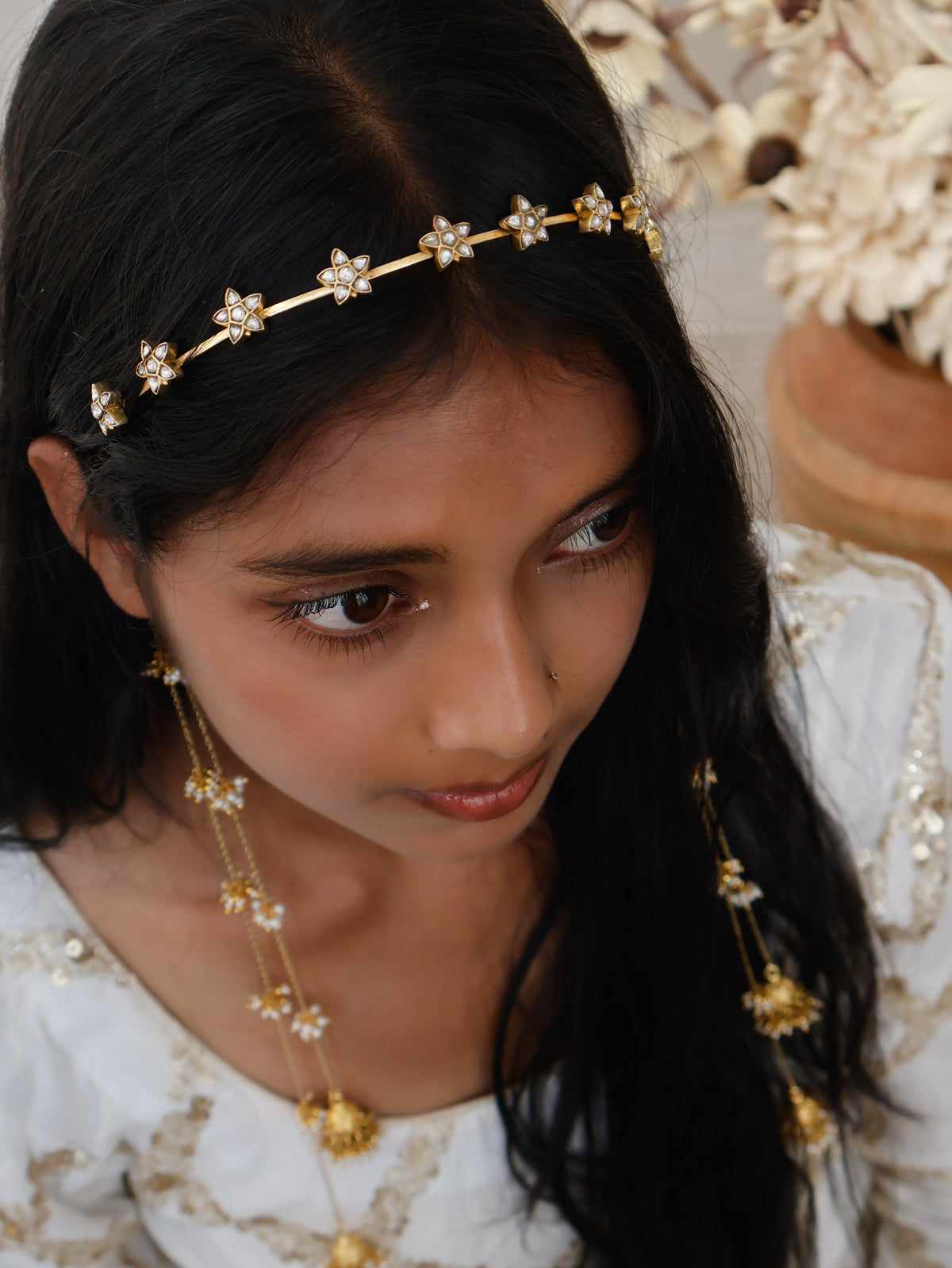 Mehran Kundan Headband