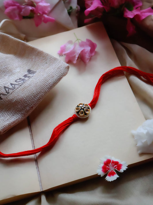 Aman Meenakari Red Rakhi
